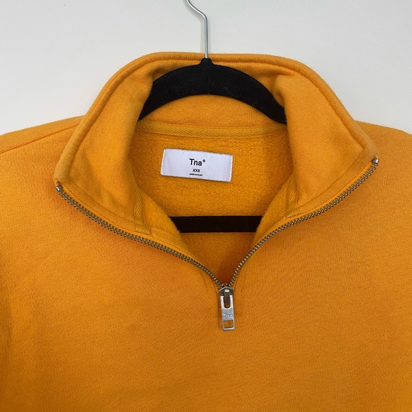 TNA Yellow Cropped Sweater - Picture 3 of 3